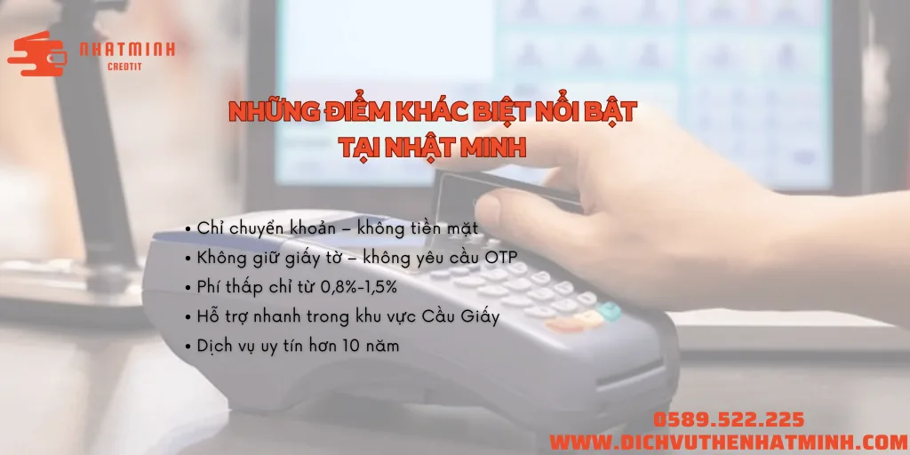 Rút Tiền Thẻ Tín Dụng Cầu Giấy