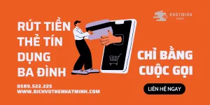 rút tiền thẻ tín dụng quận ba đình