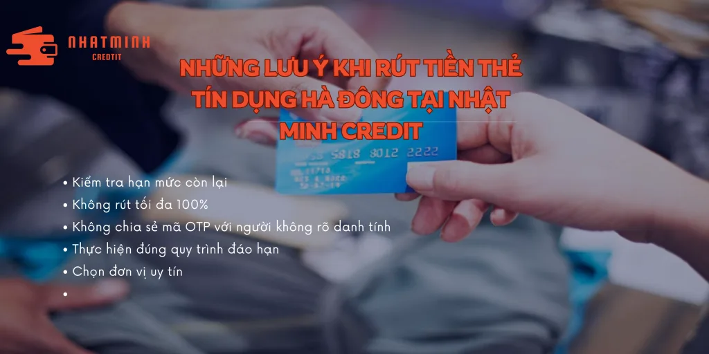 rút tiền thẻ tín dụng hà đông