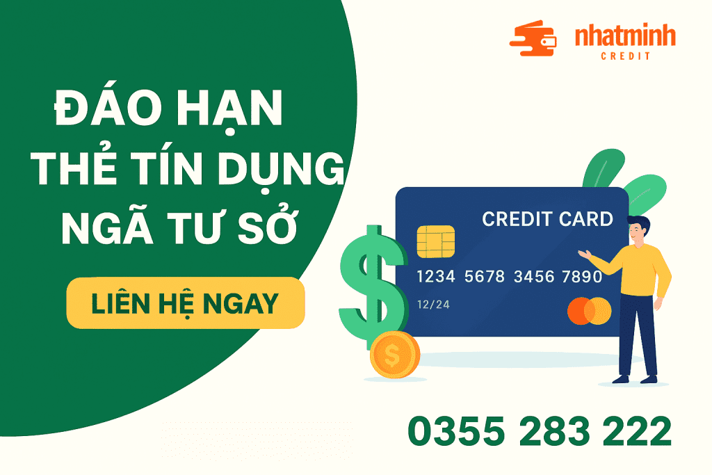 Đáo hạn thẻ tín dụng ngã tư sở